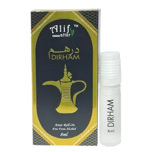Alif Dirham Roll-On Attar 8ml (M25) – Long-Lasting